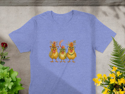 Colorful Owls with Glasses T-Shirt product type