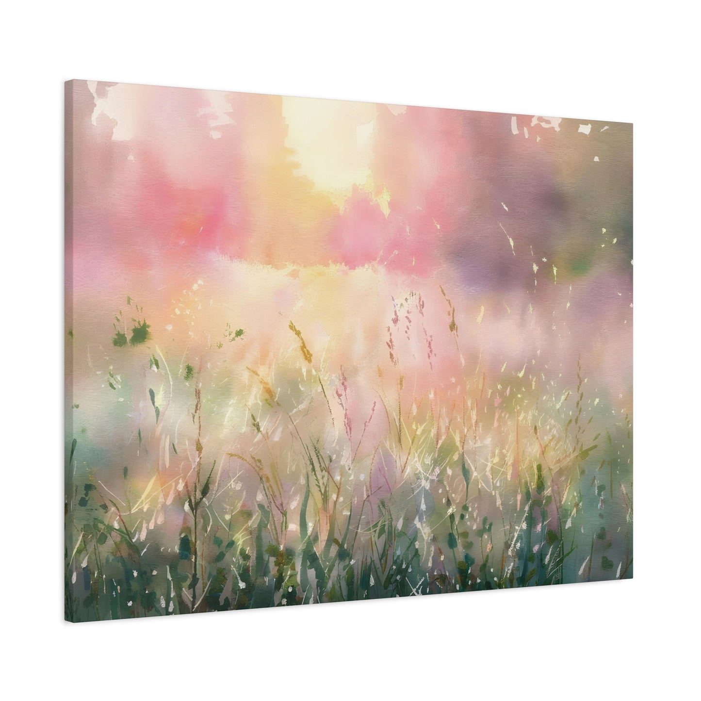 Wild Garden at Sunrise Canvas