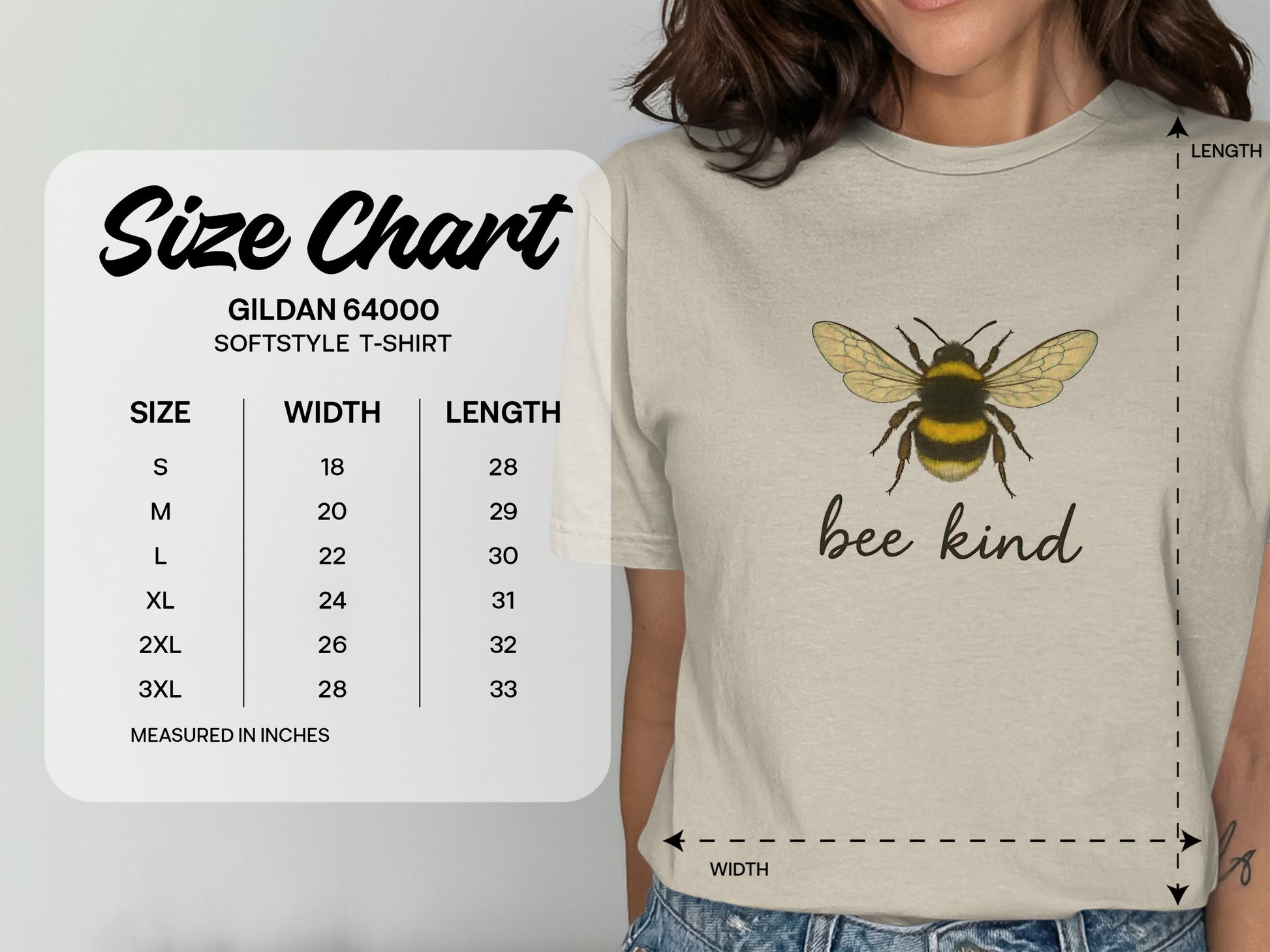 Bee Kind Graphic Tee Softstyle Short Sleeve Shirt product