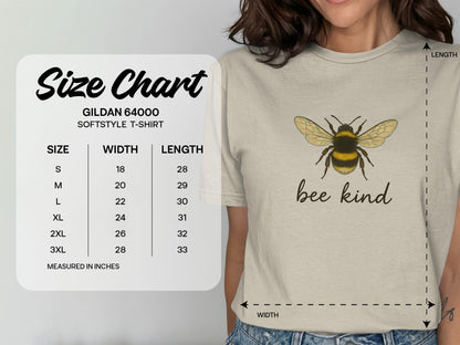 Bee Kind Graphic Tee Softstyle Short Sleeve Shirt product