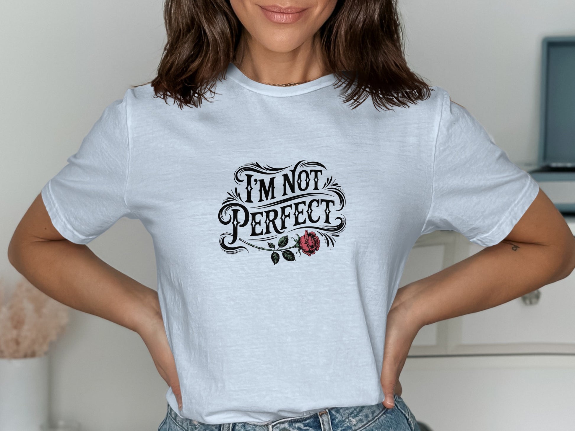 I'm Not Perfect Graphic Tee Shirt product type