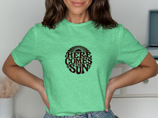 Here Comes the Sun Graphic Tee Retro Style product