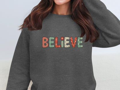 Believe Printed Long Sleeve Top