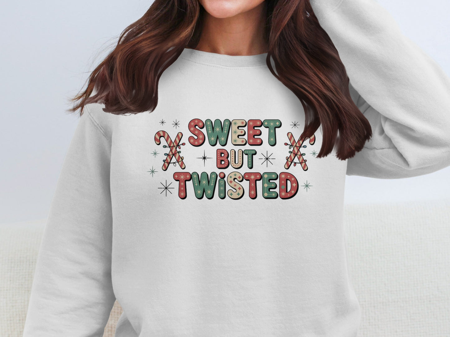 Sweet But Twisted Festive Sweatshirt Product