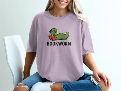 Bookworm Reading Graphic Tee Shirt Product