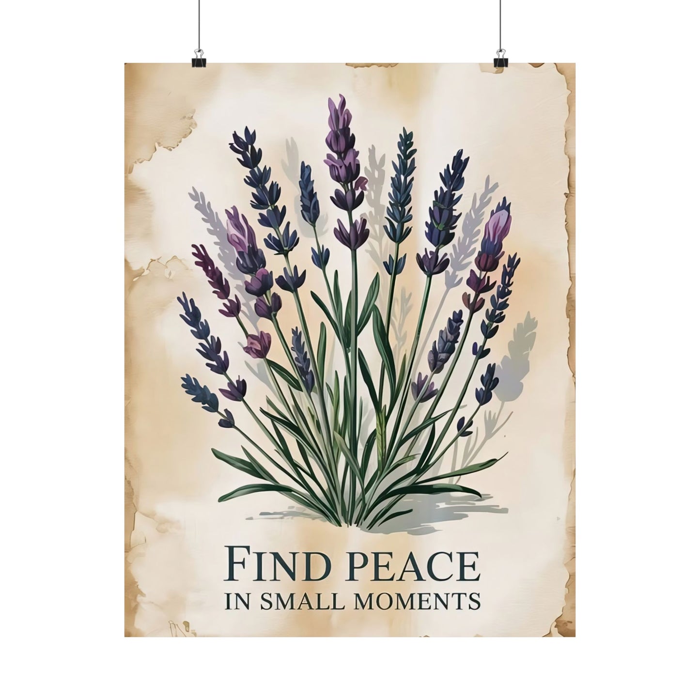Find Peace In Small Moments Poster