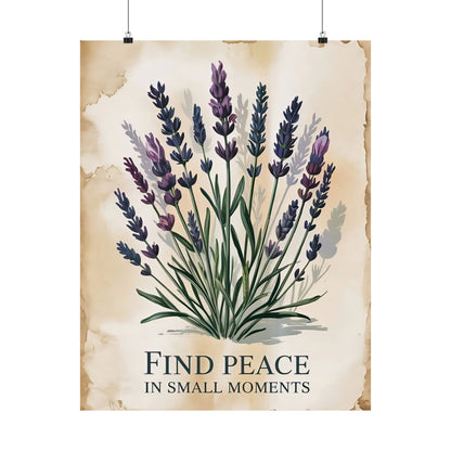 Find Peace In Small Moments Poster