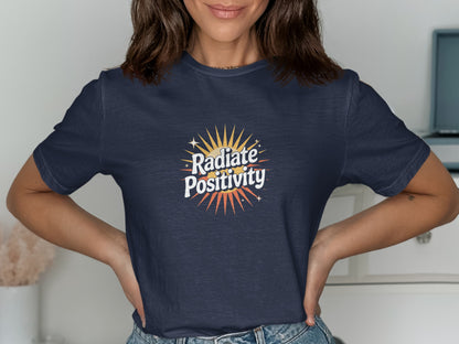 Radiate Positivity Graphic T-Shirt Unique Statement product