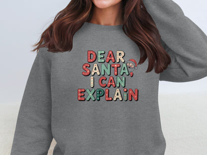 Dear Santa I Can Explain Graphic Tee Product