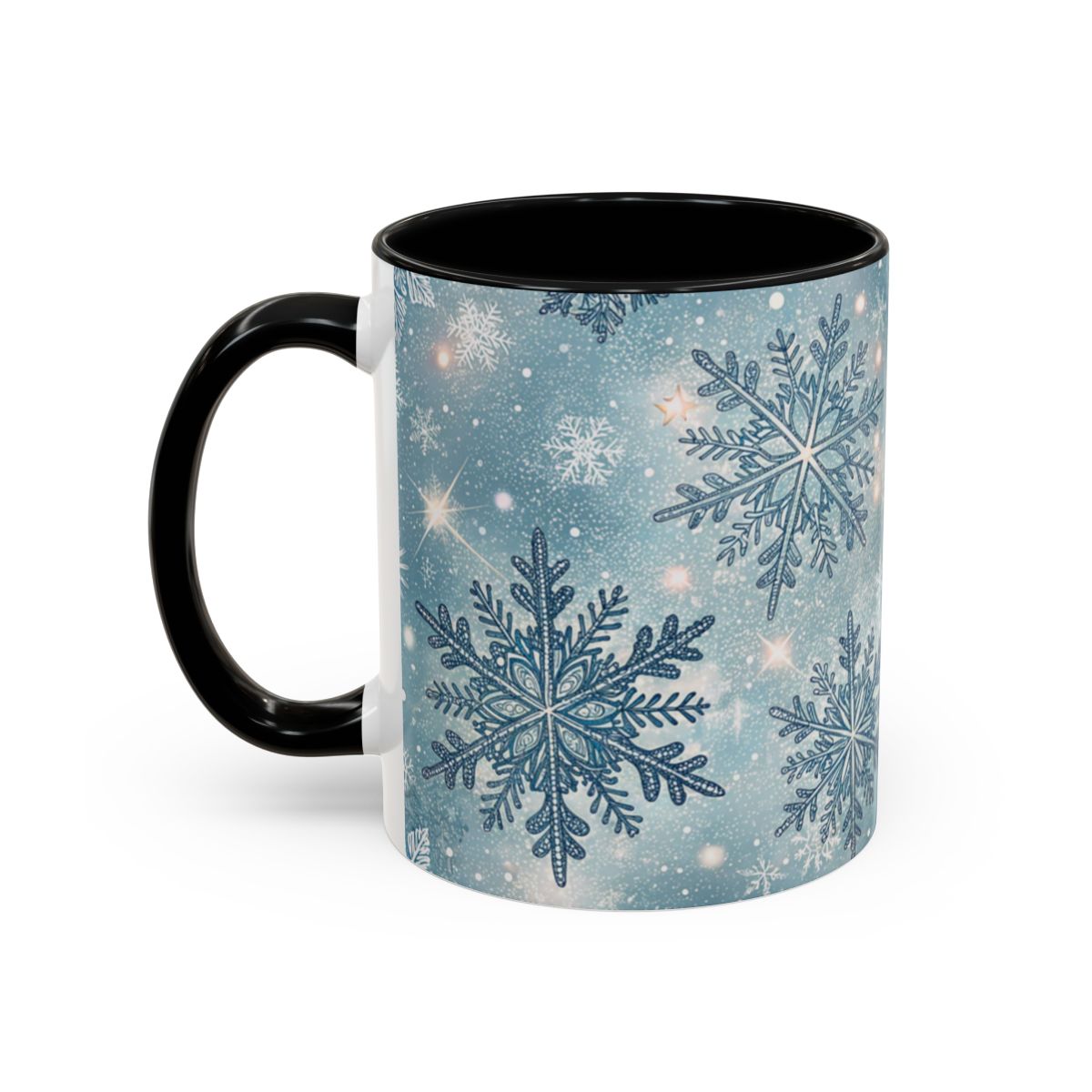 Winter Snowflake Theme Decorative Mug Product