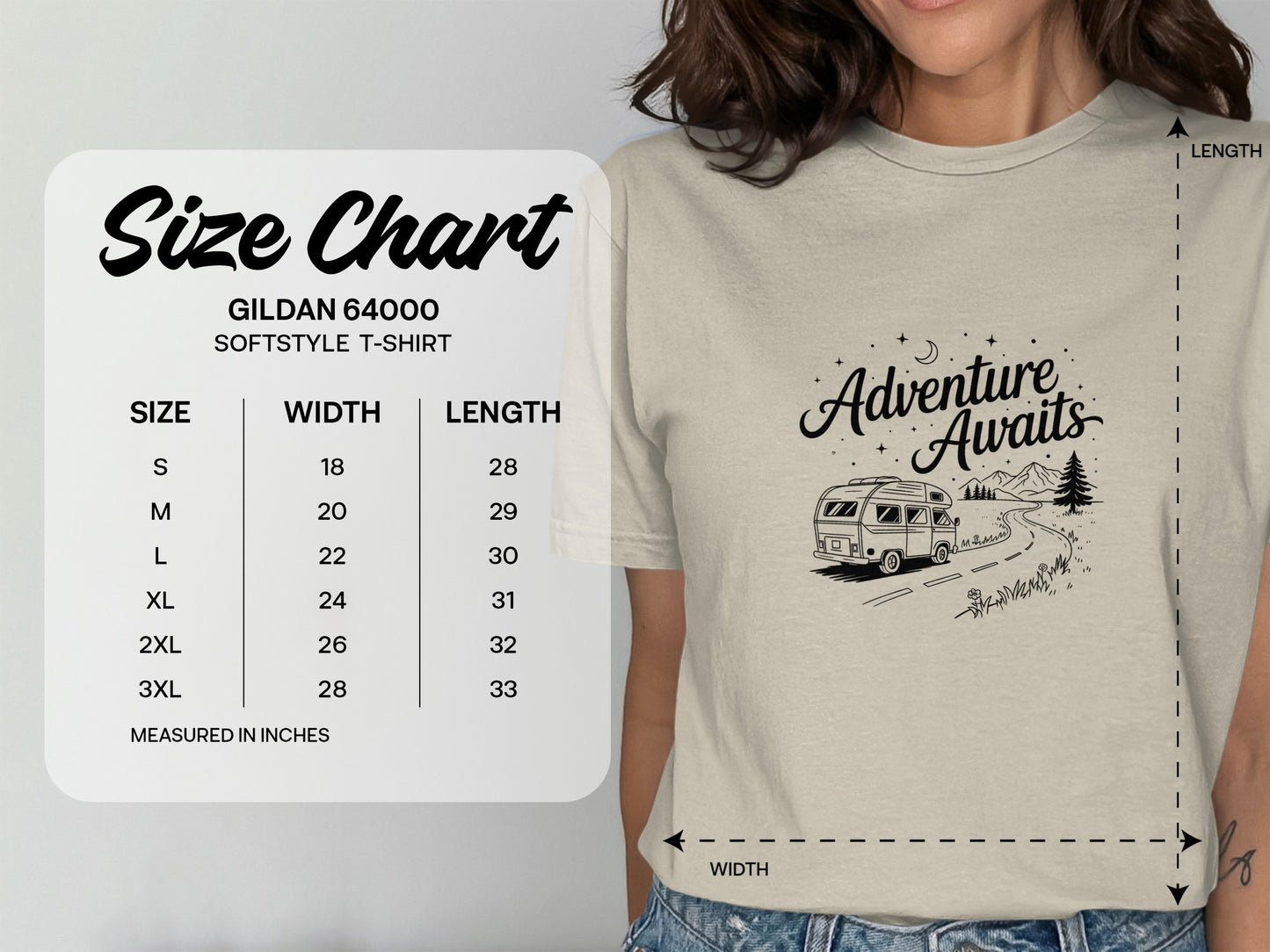 Adventure Awaits with Scenic View T-shirt product type