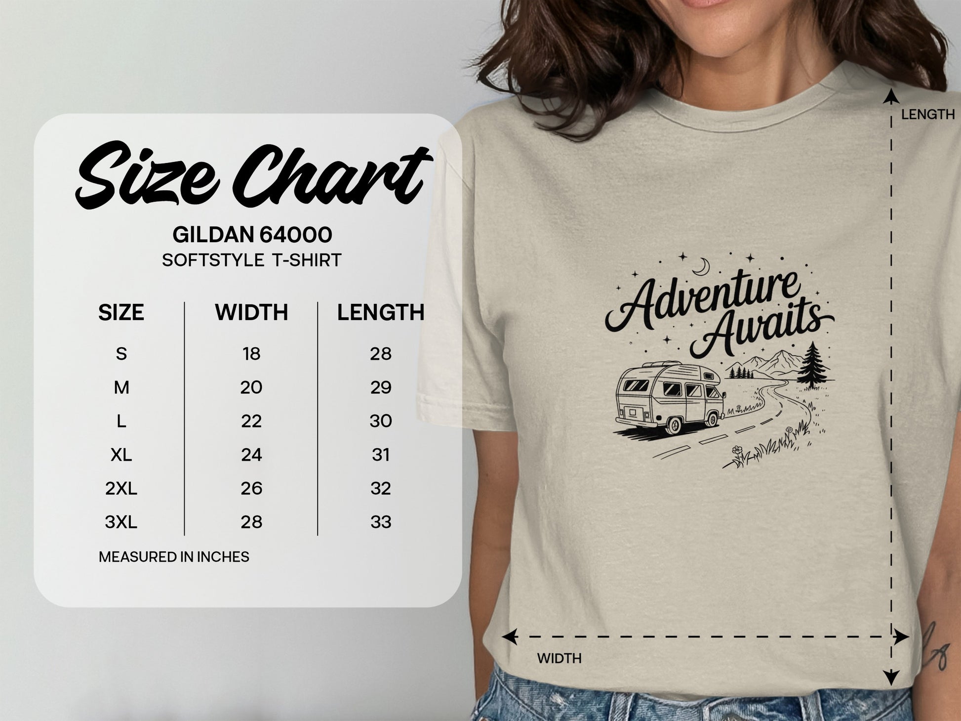 Adventure Awaits with Scenic View T-shirt product type