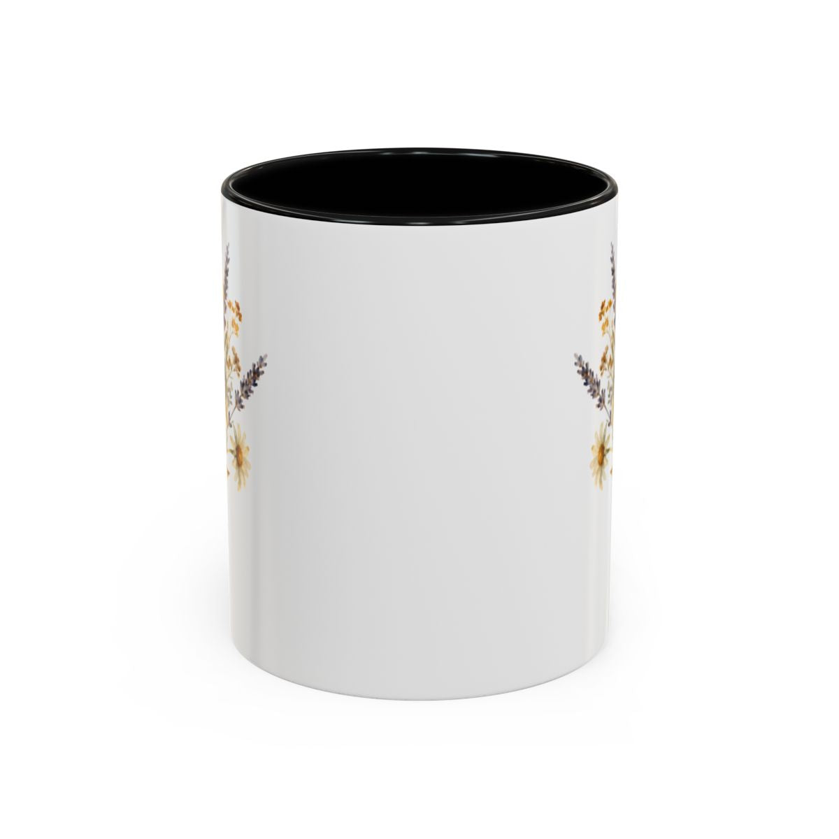 Floral Pattern Semi-Glossy Tea and Coffee Mug Product