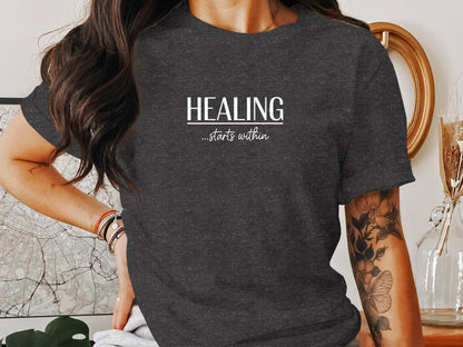 Healing Starts Within Graphic T-shirt product type