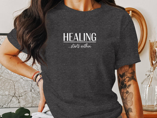 Healing Starts Within Graphic T-shirt product type