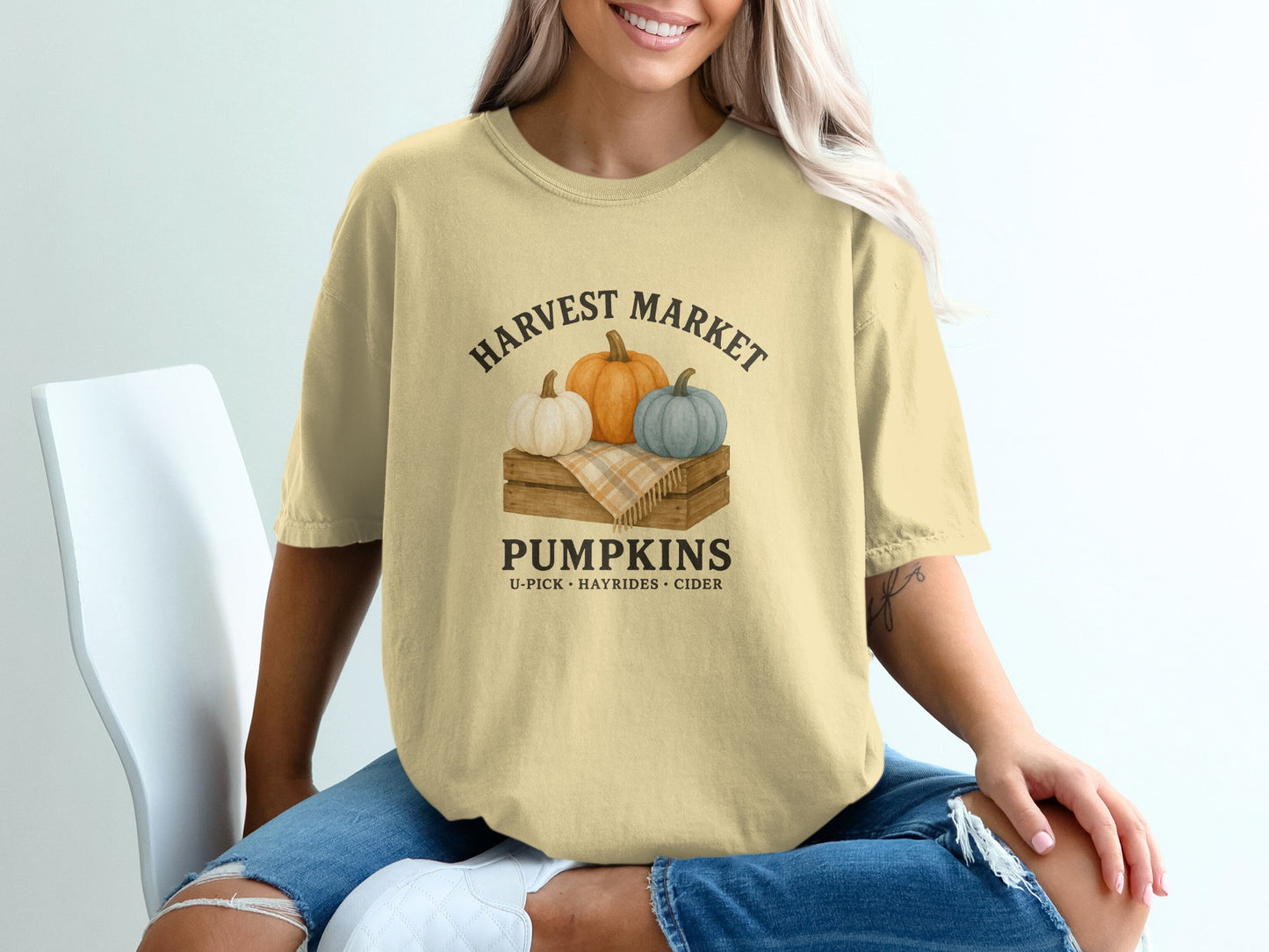 Harvest Market Pumpkins Upick Hayrides Cider shirt product