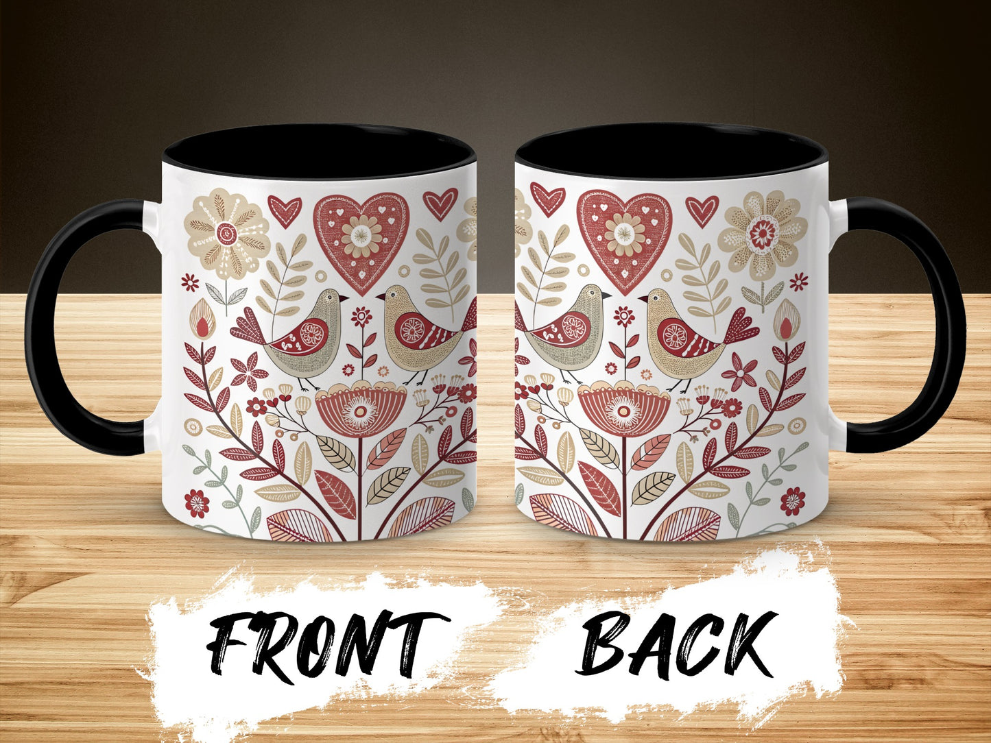 Beautiful Nature Design Two Birds Mug Product