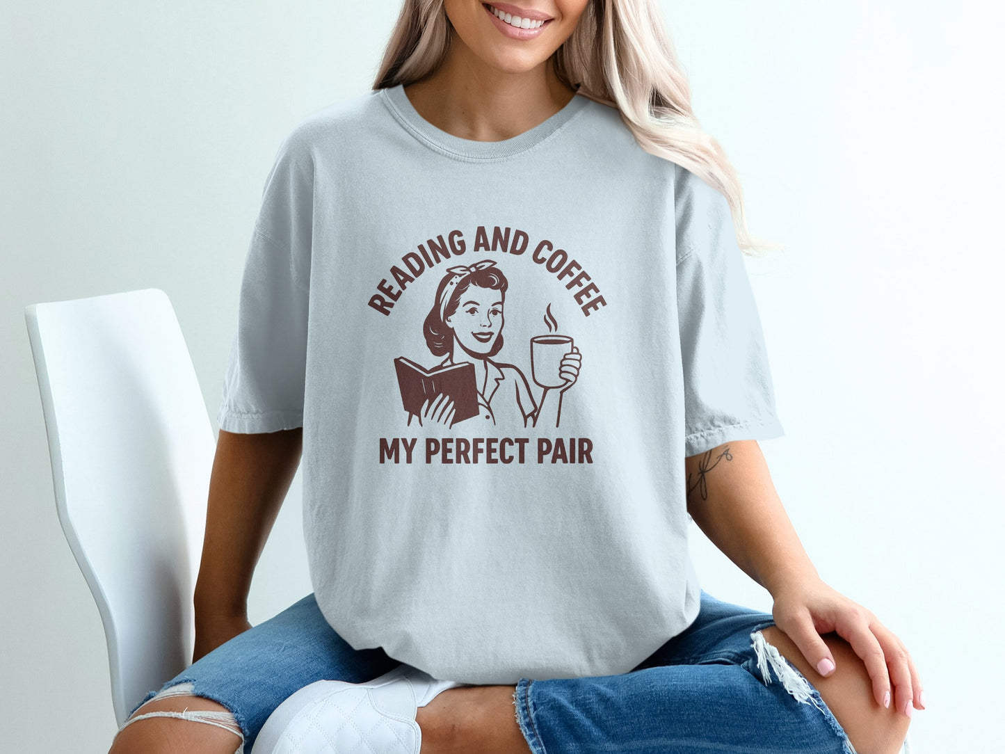 Reading and Coffee My Perfect Pair T-shirt product type