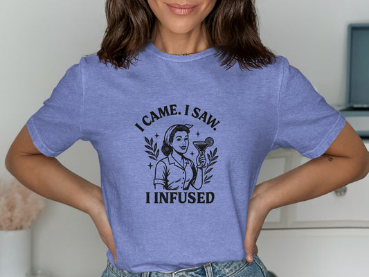 I Came I Saw I Infused Graphic Tee product