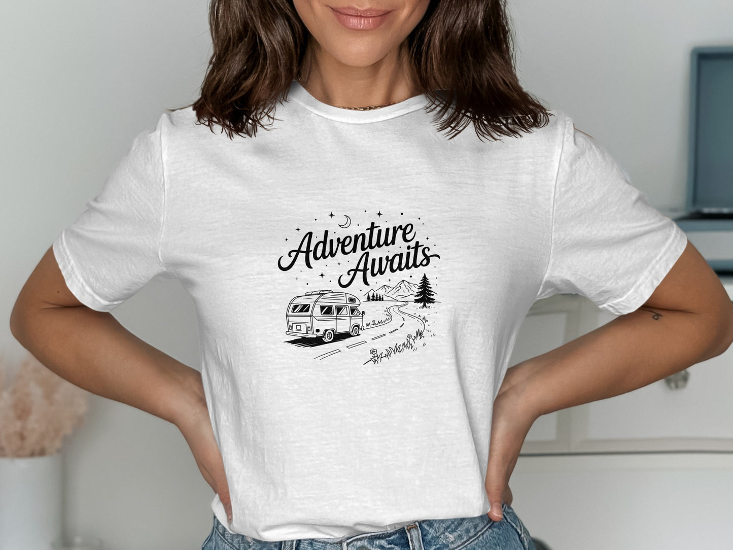 Adventure Awaits Graphic Tee Shirt product