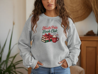North Pole Book Club Holiday Season Sweatshirt