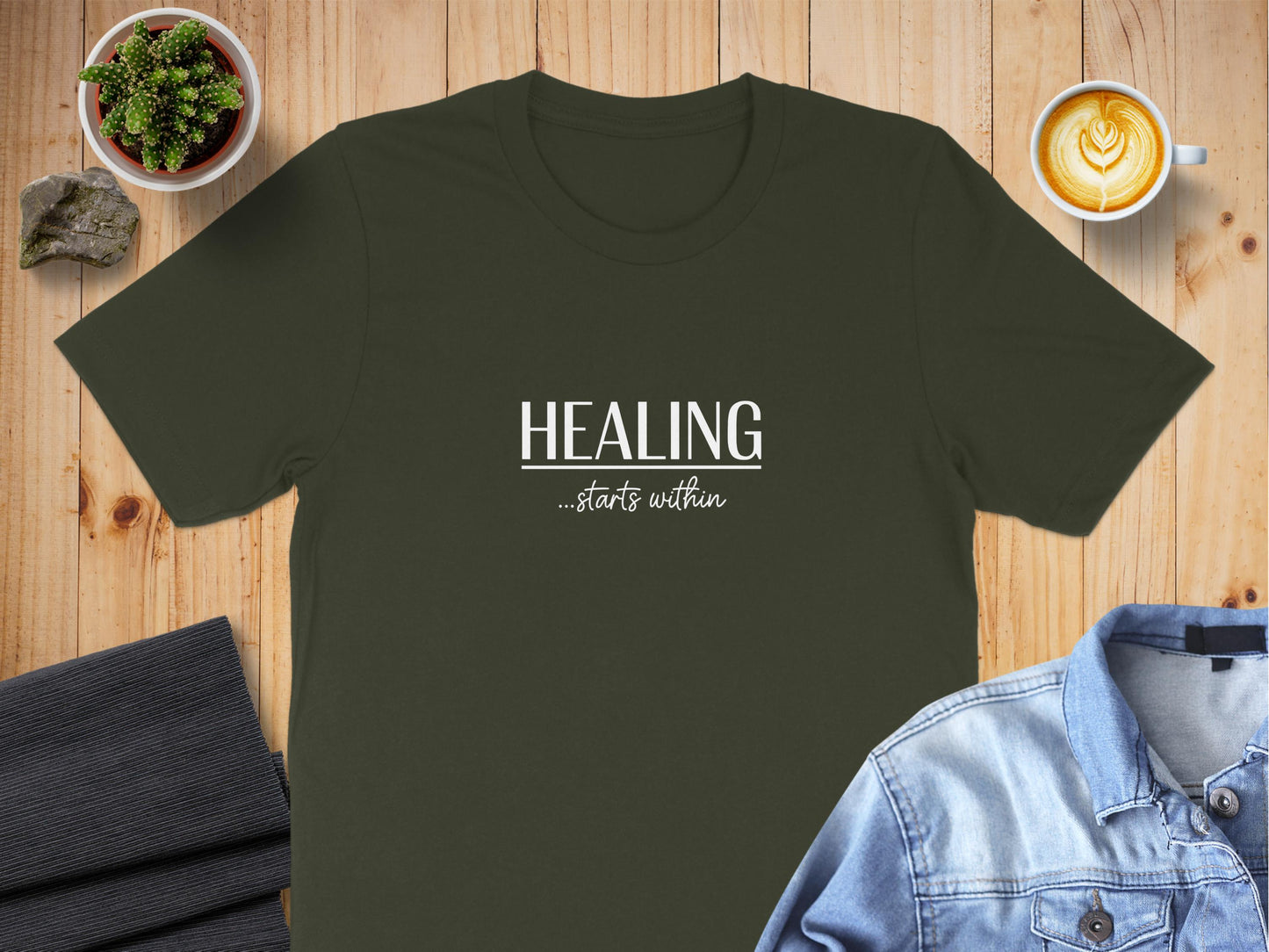 Healing Starts Within Inspirational T-Shirt product type