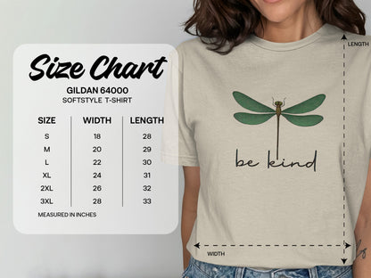 Be Kind Dragonfly Graphic Softstyle T-Shirt product