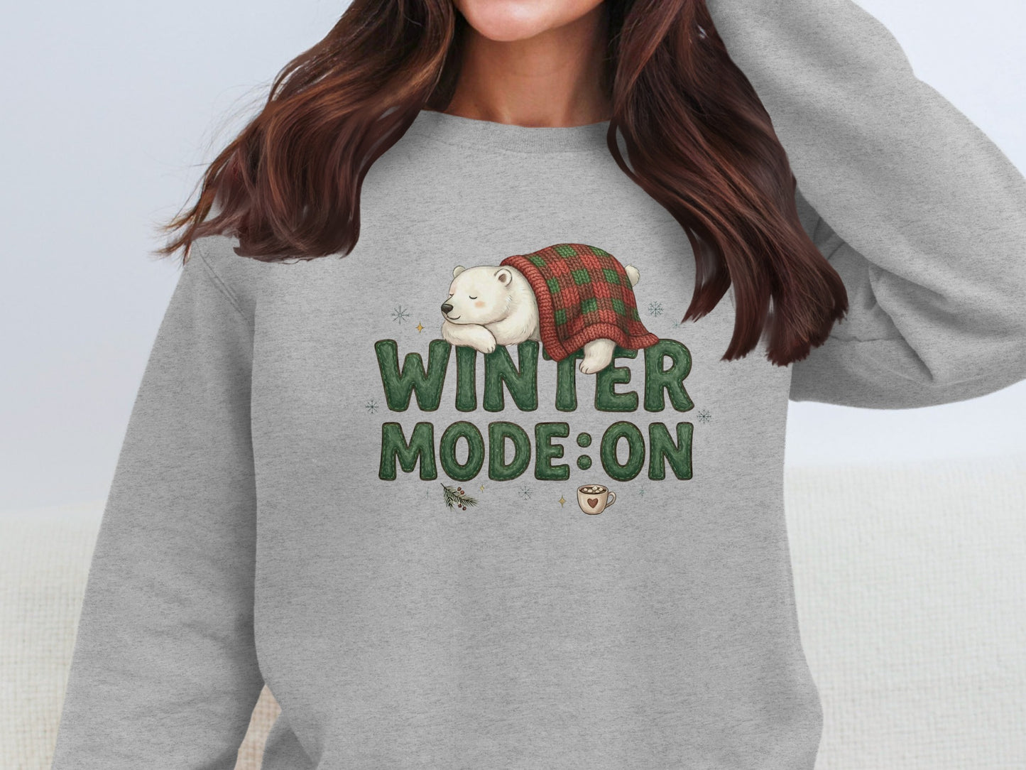Winter Mode: ON Sweatshirt for Cozy Fashion