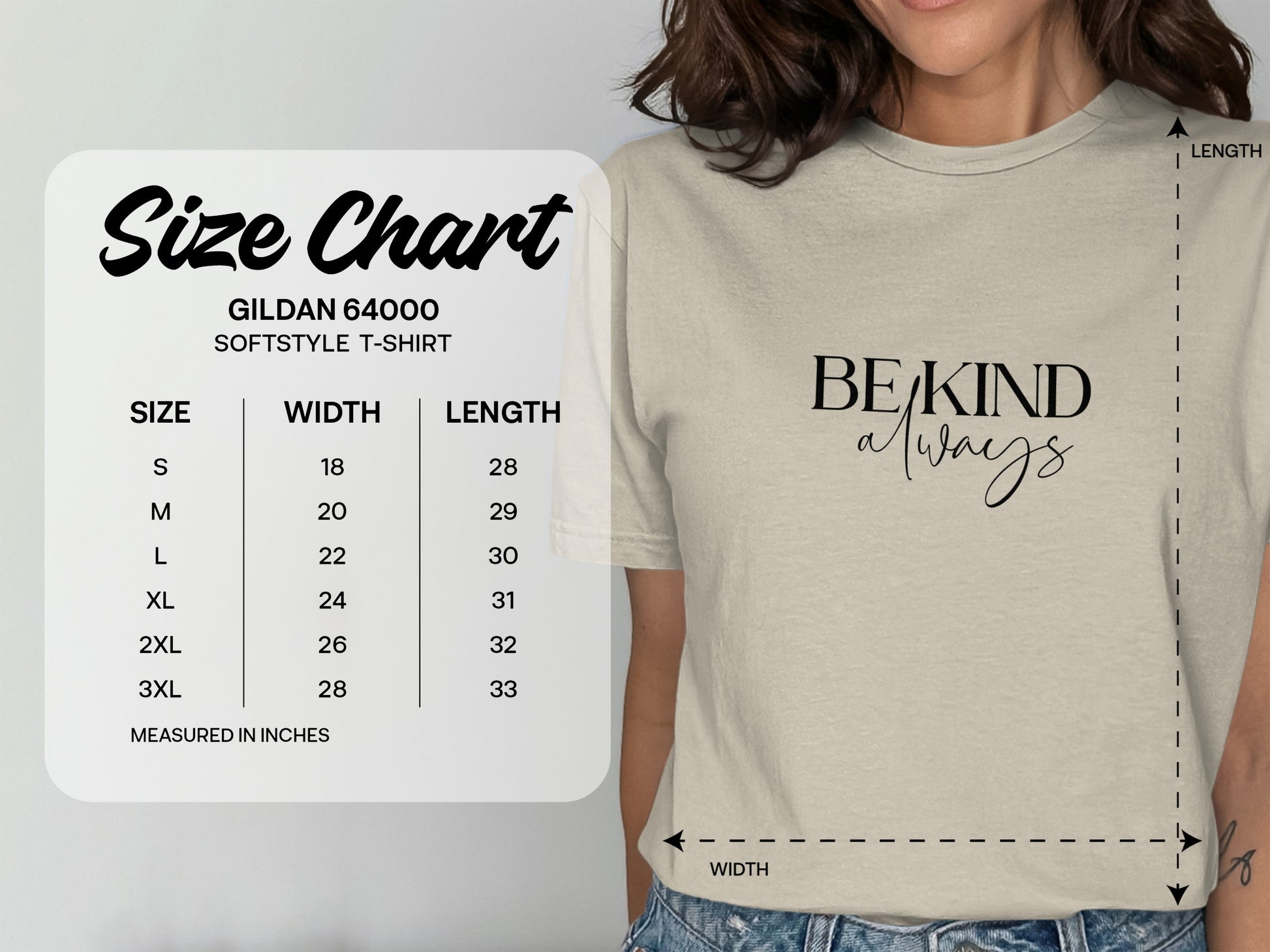 Be Kind Always Inspirational Softstyle T-shirt product