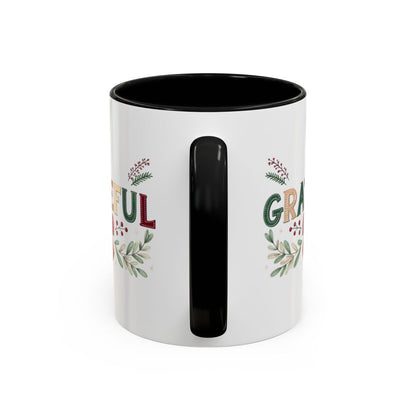 Grateful Thanksgiving Mug with Festive Design