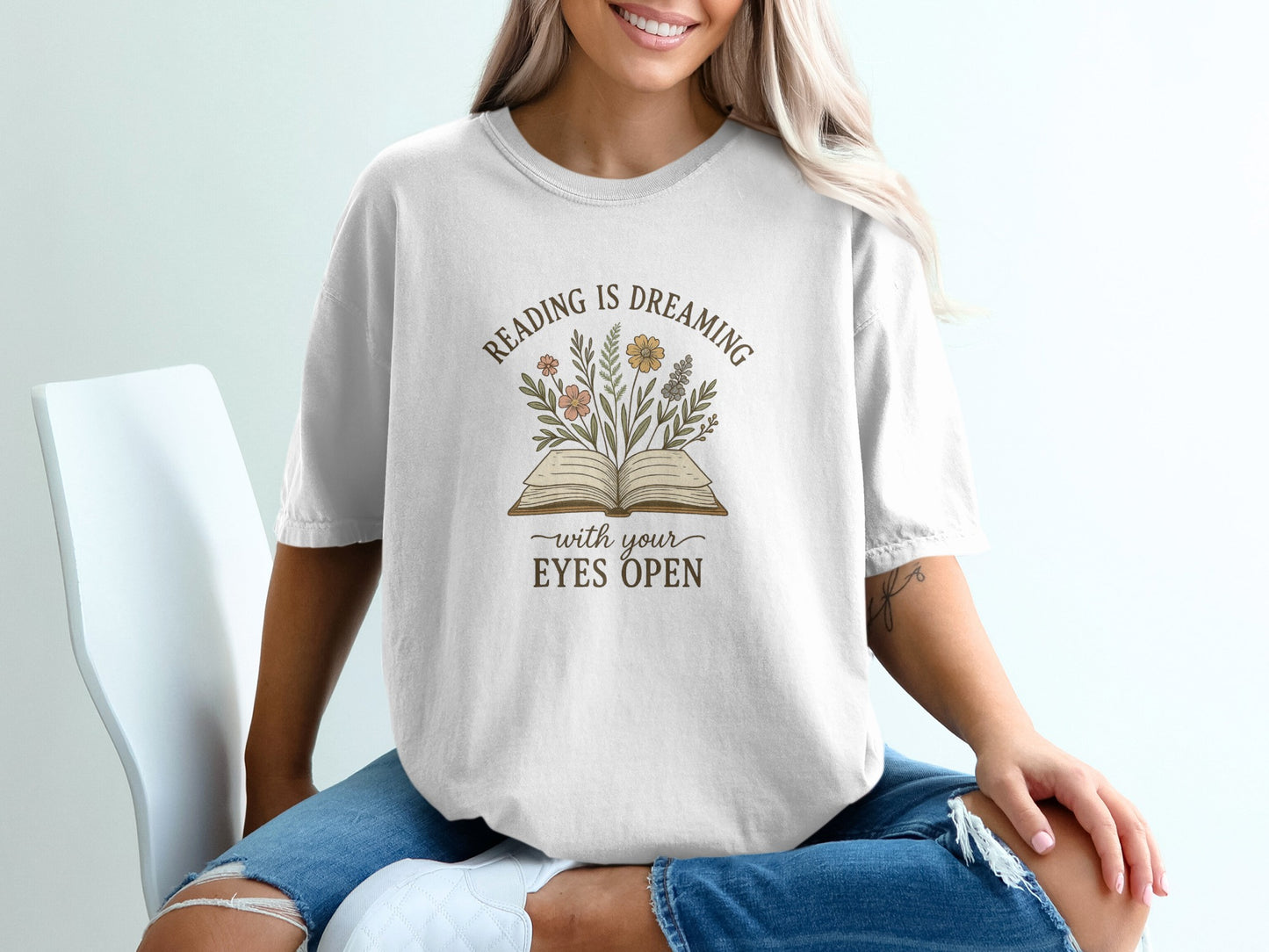 Reading is Dreaming With Your Eyes Open T-Shirt product