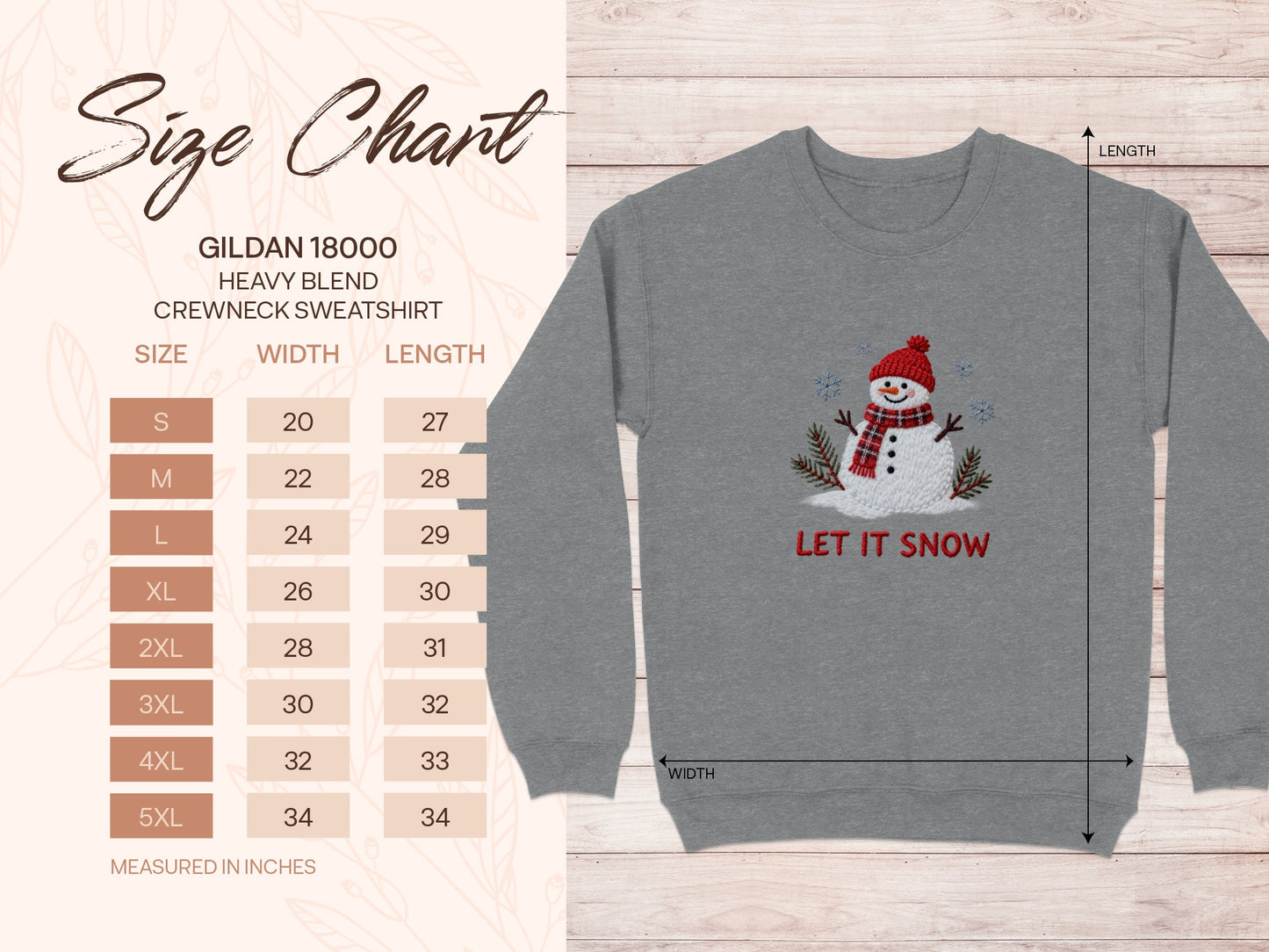 Let It Snow Snowman Sweatshirt