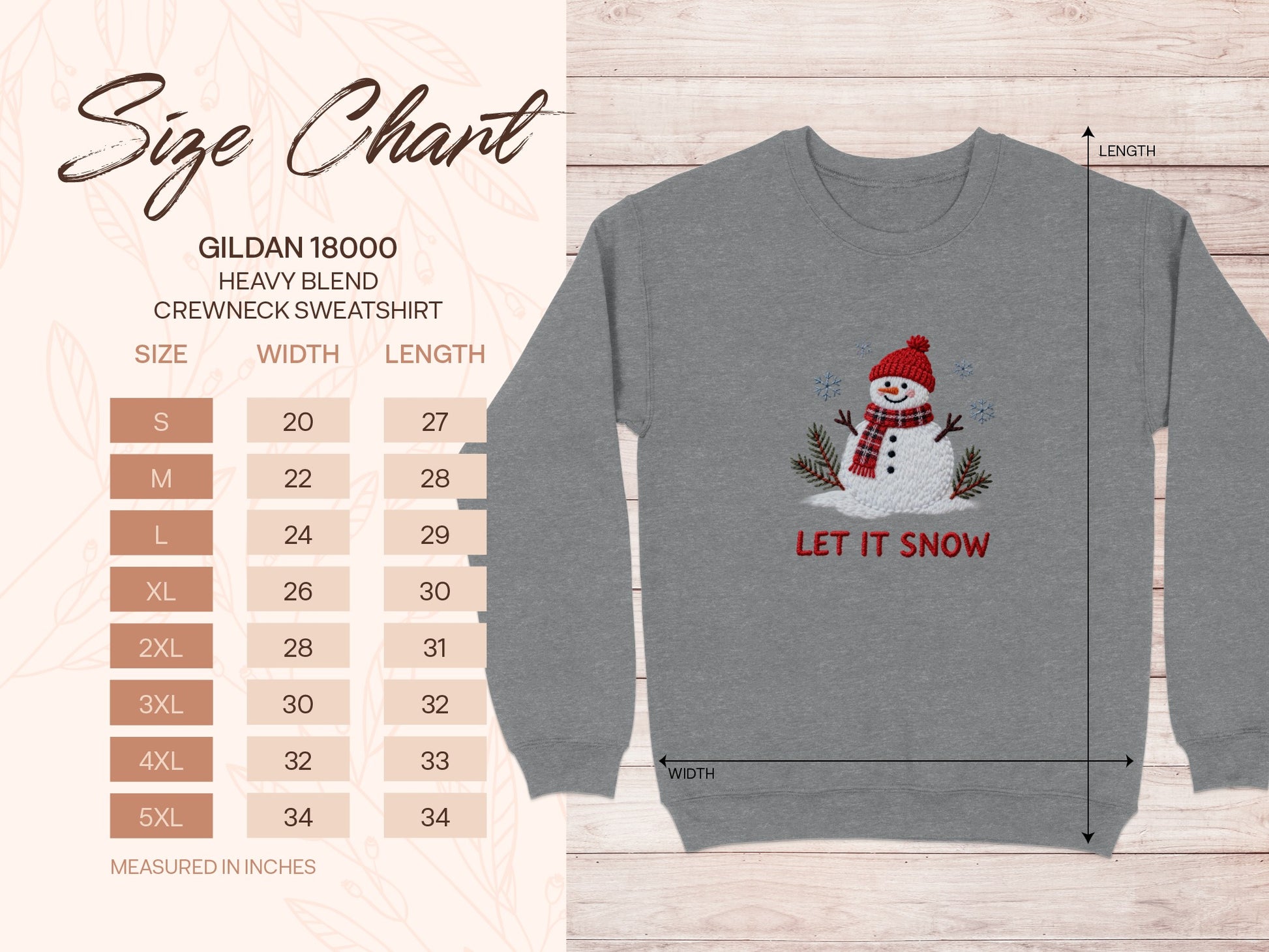 Let It Snow Snowman Sweatshirt