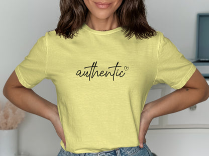 Authentic Heart Graphic Short Sleeve Shirt product