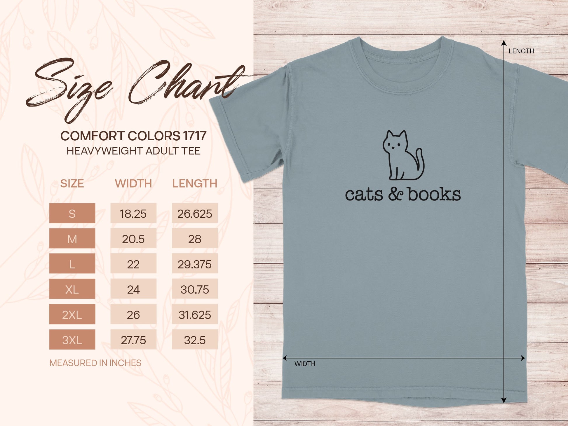 Cats and Books Graphic T-Shirt product type