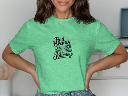 Find Beauty in the Journey Graphic Tee product