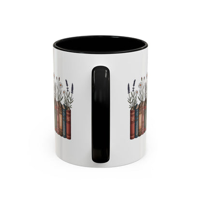 Vintage Books and Lavender Design Mug Product