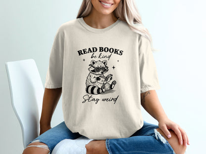 Read Books Be Kind Stay Weird Graphic Tee product