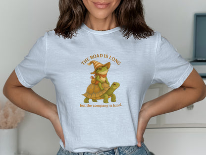 The Road Is Long But The Company Is Kind T-shirt product