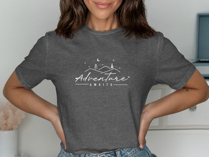 Adventure Awaits Graphic Tee Casual Shirt product