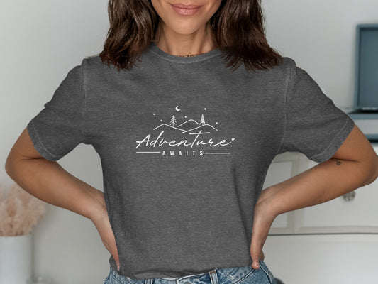 Adventure Awaits Graphic Tee Casual Shirt product