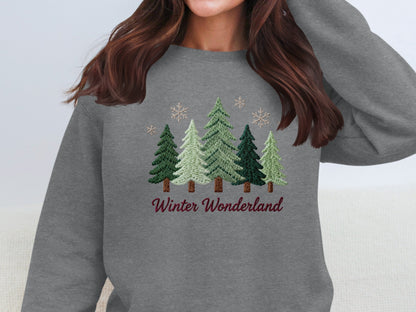 Winter Wonderland Embroidered Graphic Apparel