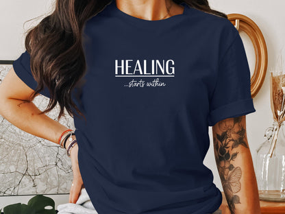 Healing Starts Within Graphic Tee product