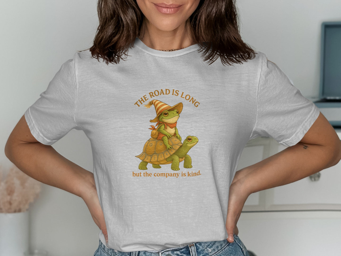 The Road Is Long But The Company Is Kind T-Shirt product