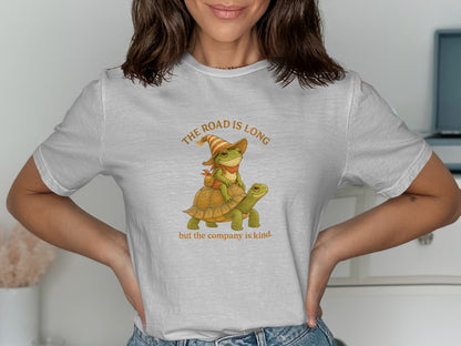 The Road Is Long But The Company Is Kind T-Shirt product