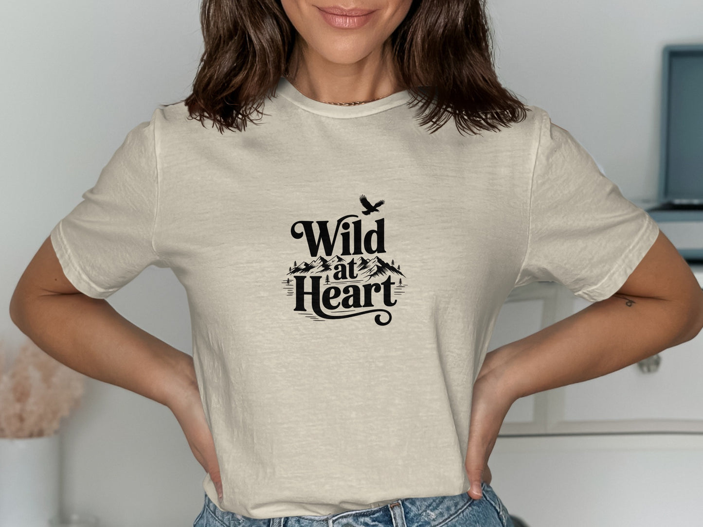 Wild at Heart Graphic Tee Unique Stylish Top product type