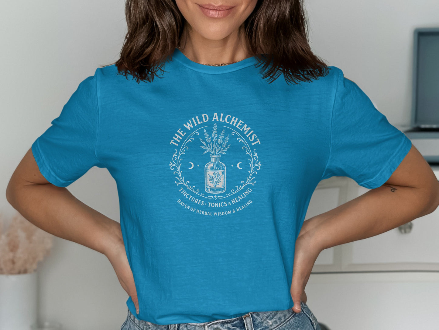 The Wild Alchemist Graphic Text Short Sleeve Shirt product type