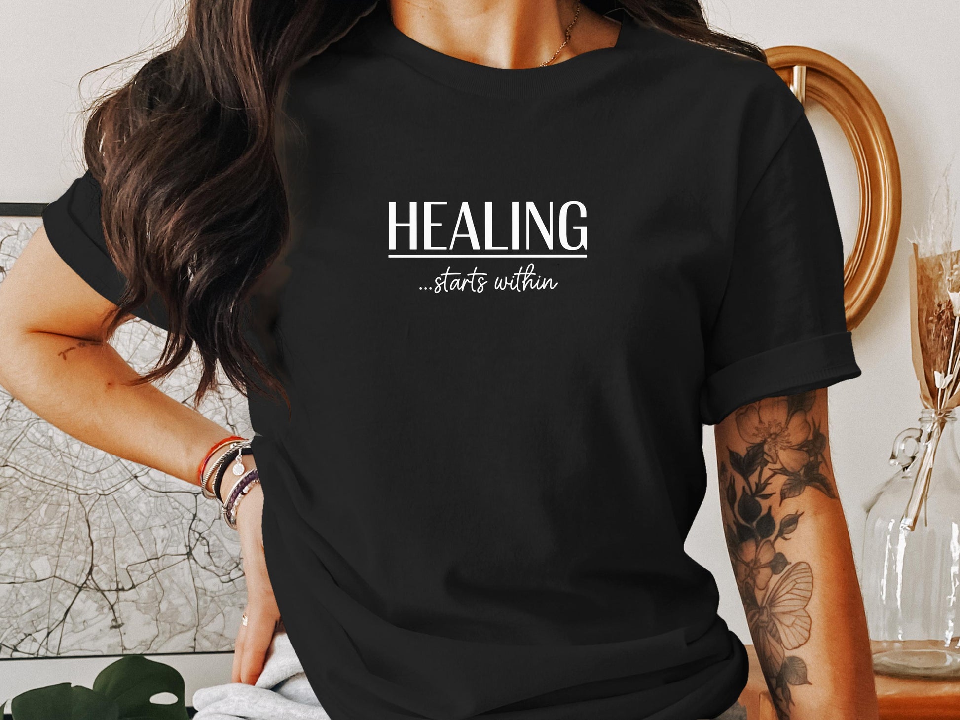 Healing Starts Within Motivational Quote T-shirt product