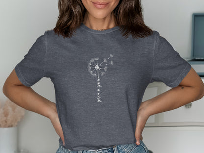 Make a Wish Dandelion Graphic T-Shirt product type
