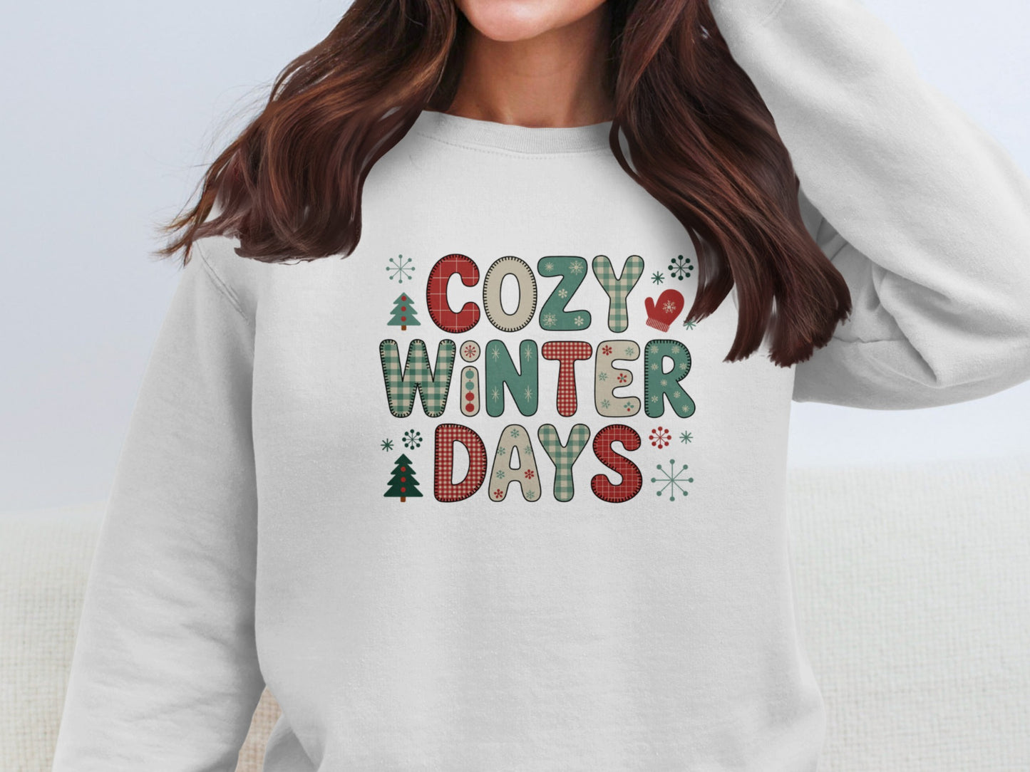 Cozy Winter Days Cute Festive Sweatshirt Product